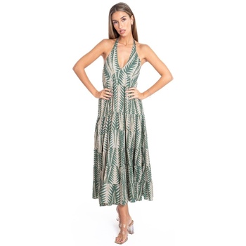Isla Bonita By Sigris Handtas  Lange Midi-Jurk