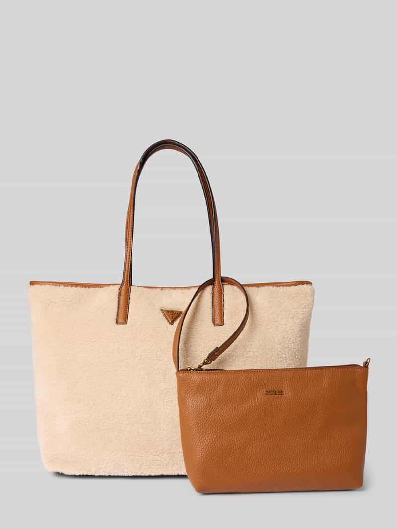 Guess Tote bag met labeldetail, model 'VICTTORIA'