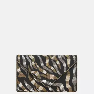 Bulaggi Zebra clutch kralen zwart