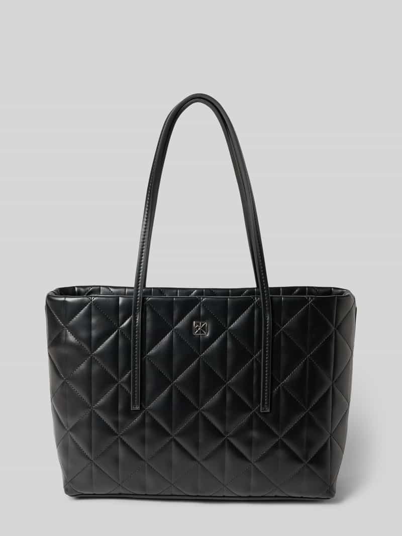 CK Calvin Klein Tote bag met logodetail, model 'Quilted'