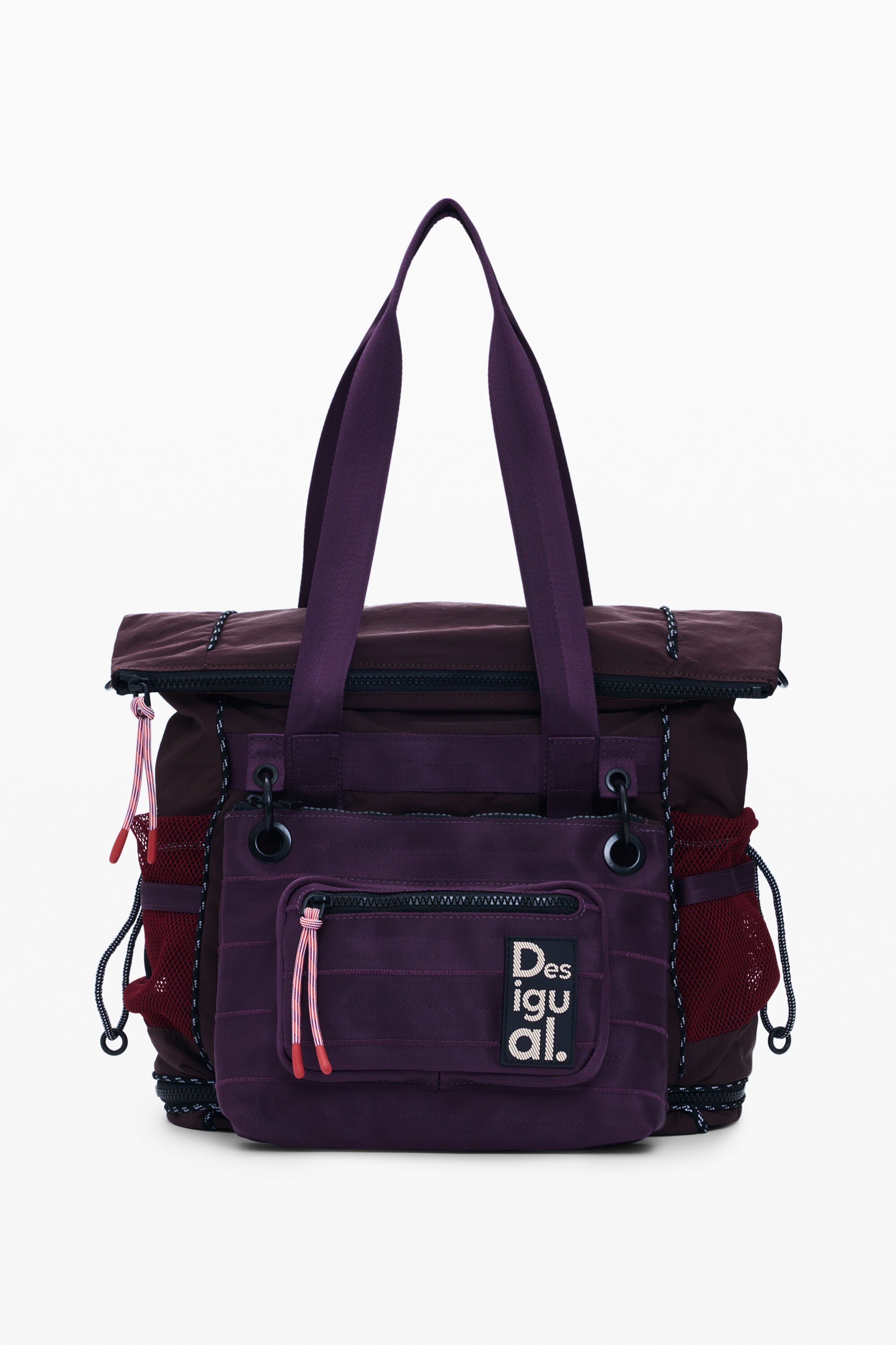 Desigual Grote Voyager rugzak met meerdere posities - RED