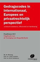 Gedragscodes in internationaal, Europees en privaatrechtelijk perspectief