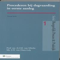Procederen bij dagvaarding in eerste aanleg