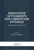 Negotiated settlements for corruption offences - Abiola O. Makinwa - ebook