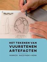 Het tekenen van vuurstenen artefacten