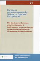 Europees ondernemingsrecht: 50 jaar na Sanders' Europese NV
