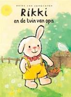 Rikki in de tuin van opa