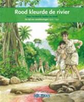 Rood kleurde de rivier Indonesie