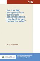 Art. 2:11 BW, doorgeefluik van bestuurdersaansprakelijkheid