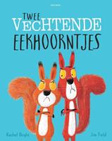 Twee vechtende eekhoorntjes - Rachel Bright