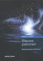 Blauwe patronen