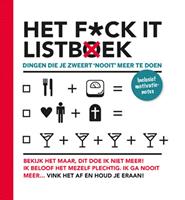 Het f*ck it listboek