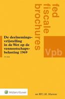 De deelnemingsvrijstelling in de Wet op de vennootschapsbelasting 1969
