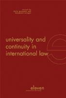 Universality and continuity in international law - Thilo Marauhn, Steiger Heinhard - ebook