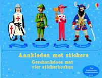 Aankleden met stickers - geschenkdoos met 4 stickerboeken