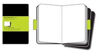 Moleskine Cahier Extra Large blanko schwarz. 3er Pack