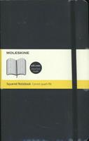 Notitieboek Moleskine large 130x210mm ruit 5x5mm soft cover zwart