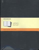 Moleskine Cahier Extra Large liniert schwarz. 3er Pack