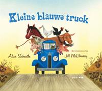 Kleine blauwe truck (kartonboek)