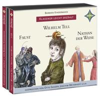 barbarakindermann,gottholdephraimlessing,johannwolfg Weltliteratur für Kinder: 3-er Box Deutsche Klassik: Faust Wilhelm Tell Nathan der Weise