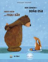 christakempter,fraukeweldin Herr Hase & Frau Bär. Kinderbuch Deutsch-Spanisch