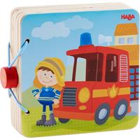 Houten babyboek Brandweer - Haba