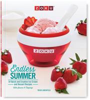 Zoku receptenboek Endless Summer 21 x 19 cm papier wit/rood