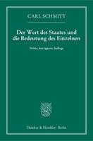 Der Wert des Staates und die Bedeutung des Einzelnen.