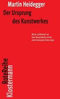 Martin Heidegger Der Ursprung des Kunstwerkes