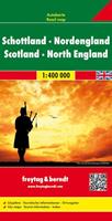 freytag&berndt F&B Wegenkaart Schotland, Noord-Engeland -   (ISBN: 9783707905878)