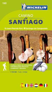 Van Ditmar Boekenimport B.V. Michelin Localkarte Camino De Santiago 1 : 150 000 - Michelin Kaarten Zoom