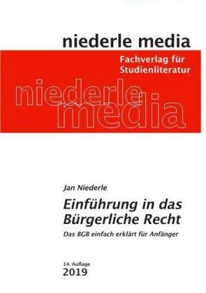 Jan Niederle Einführung in das Bürgerliche Recht - 2021