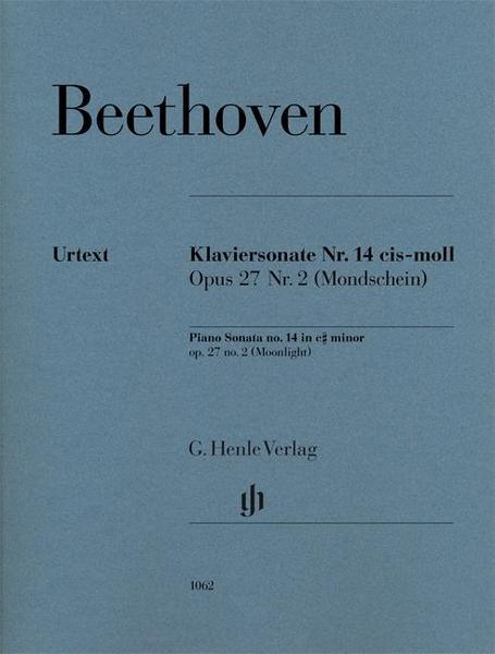 Ludwig van Beethoven Klaviersonate Nr. 14 cis-moll Opus 27 Nr.2 (Mondschein)