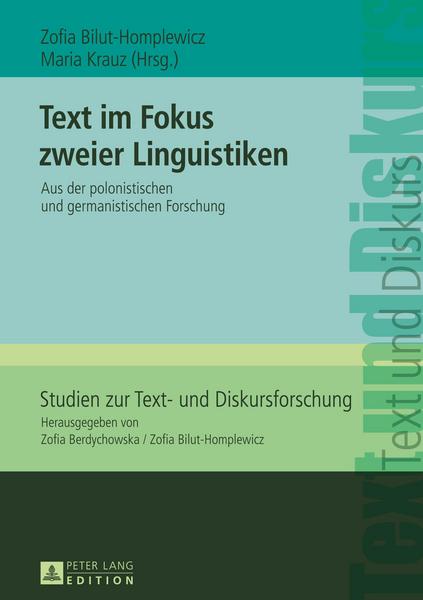 Peter Lang GmbH, Internationaler Verlag der Wissenschaften Text im Fokus zweier Linguistiken