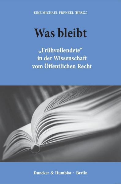 Van Ditmar Boekenimport B.V. Was Bleibt. - Frenzel, Eike Michael