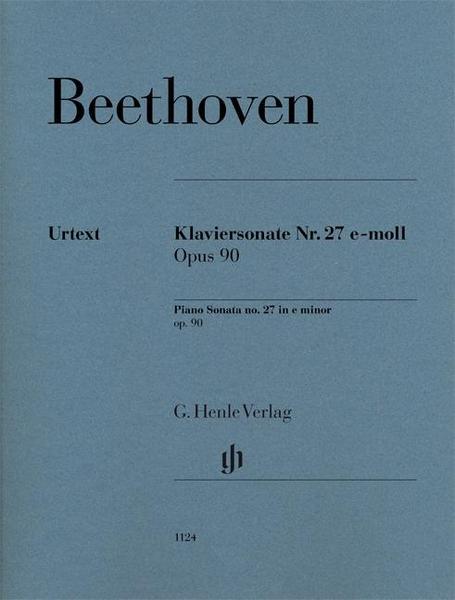 Ludwig van Beethoven Klaviersonate Nr. 27 e-moll Opus 90