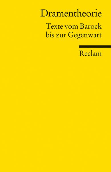 Reclam, Philipp Dramentheorie