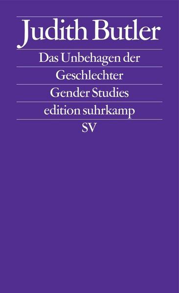 Judith Butler Das Unbehagen der Geschlechter