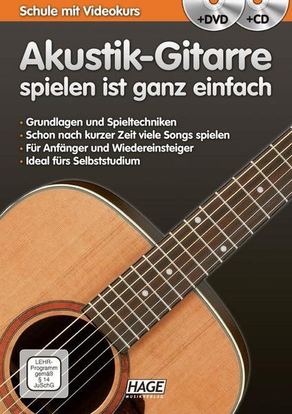 Hage Musikverlag Akustik-Gitarre spielen ist ganz einfach