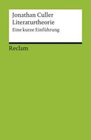 Jonathan Culler Literaturtheorie