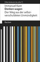 Immanuel Kant Denken wagen