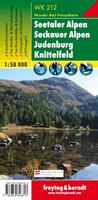 freytag&berndt F&B WK212 Seetaler Alpen, Seckauer Alpen, Judenburg, Knittelfeld - (ISBN: 9783850846813)