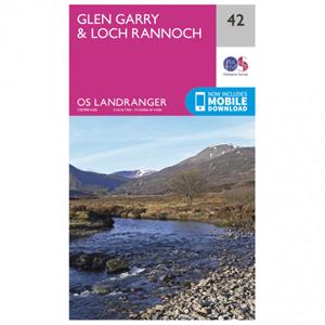 Ordnance Survey Glen Garry / Loch Rannoch - Wandelkaart Ausgabe 2016