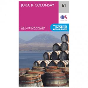 Ordnance Survey Jura / Colonsay - Wandelkaart Ausgabe 2016