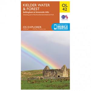 Ordnance Survey Kielder Water / Forest/Bellingham/Simonside Hills Outdoor - Wandelkaart Ausgabe 2015