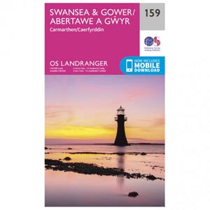 Ordnance Survey Swansea / Gower - Wandelkaart Ausgabe 2016