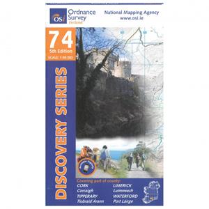 Ordnance Survey Ireland Cork / Limerick / Tipperary / Waterford - Wandelkaart 2018 Auflage