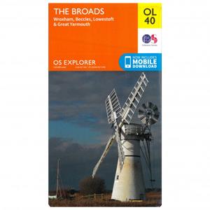Ordnance Survey Broads (The) Outdoor - Wandelkaart Ausgabe 2018