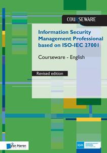 Ruben Zeegers Information Security Management Professional based on ISO/IEC 27001 Courseware – English -   (ISBN: 9789401803663)