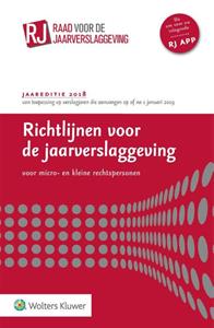 C.J.J.C. van Nispen Richtlijnen voor de Jaarverslaggeving 2018 -   (ISBN: 9789013147902)